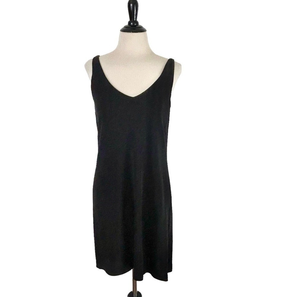 RALPH LAUREN Black Mini DRESS M Minimalist Capsule Cocktail Party Sleeveless